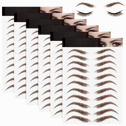 66x Authentic Eyebrow Stickers