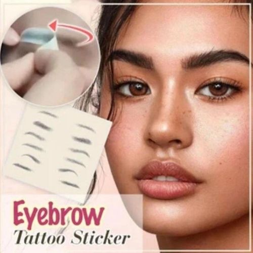 66x Authentic Eyebrow Stickers